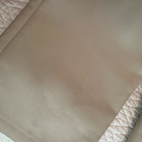 Artizia Wilfred Melina Pant faux leather light beige pant size 2 - Picture 8 of 11